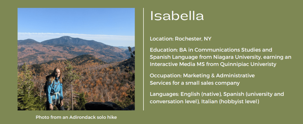 Personal User Persona