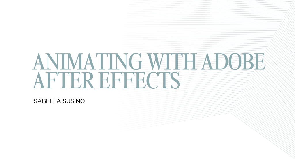 Animating with Adobe After&nbsp;Effects